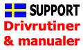 Support - Drivrutiner och manualer